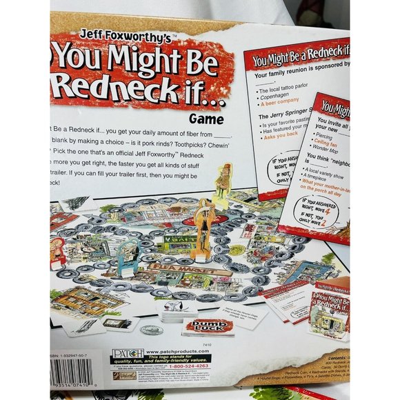 Jeff Foxworthy's Original YOU MIGHT BE A REDNECK IF Board Game 2-4 Players 16+ - Picture 3 of 11